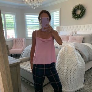 Topshop pink cami